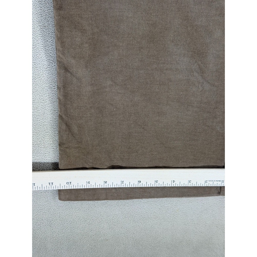 KUT From The Kloth Women Sienna Wide‎ Leg Corduroy Pants Khaki Size 16 - Picture 7 of 14